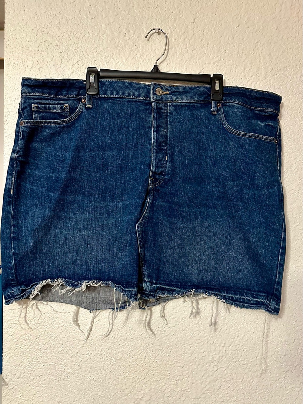 Old Navy Dark Blue Plus size Denim Skirt
